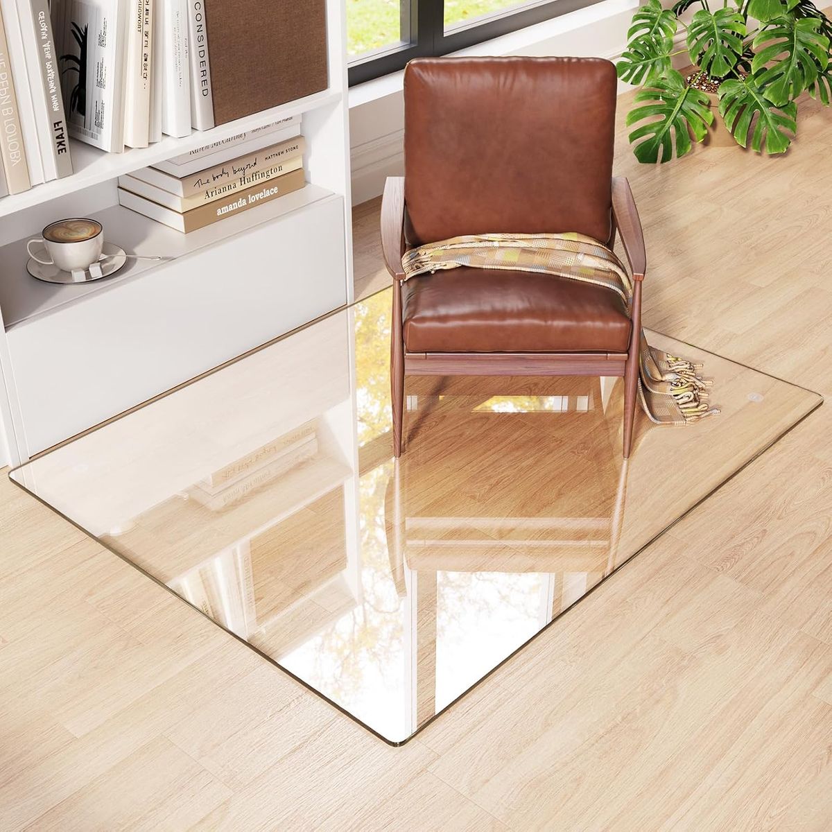 Tempered Glass Chair Mat 46"x36"