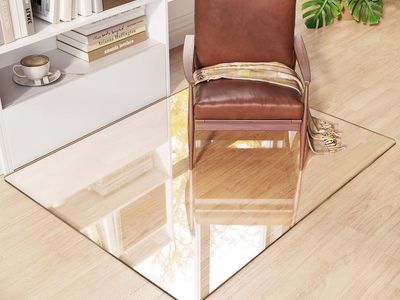Tempered Glass Chair Mat 46"x36"