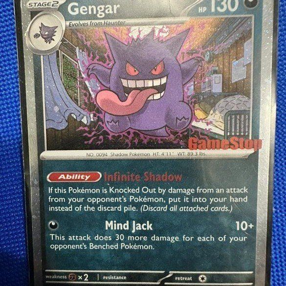 Gengar GameStop Promo Pokémon Card