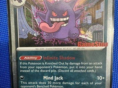 Gengar GameStop Promo Pokémon Card