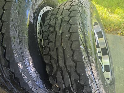 Set of 4 Rocky Mountain K2 LT All-Terrain Tires & Wheels - Good Tread