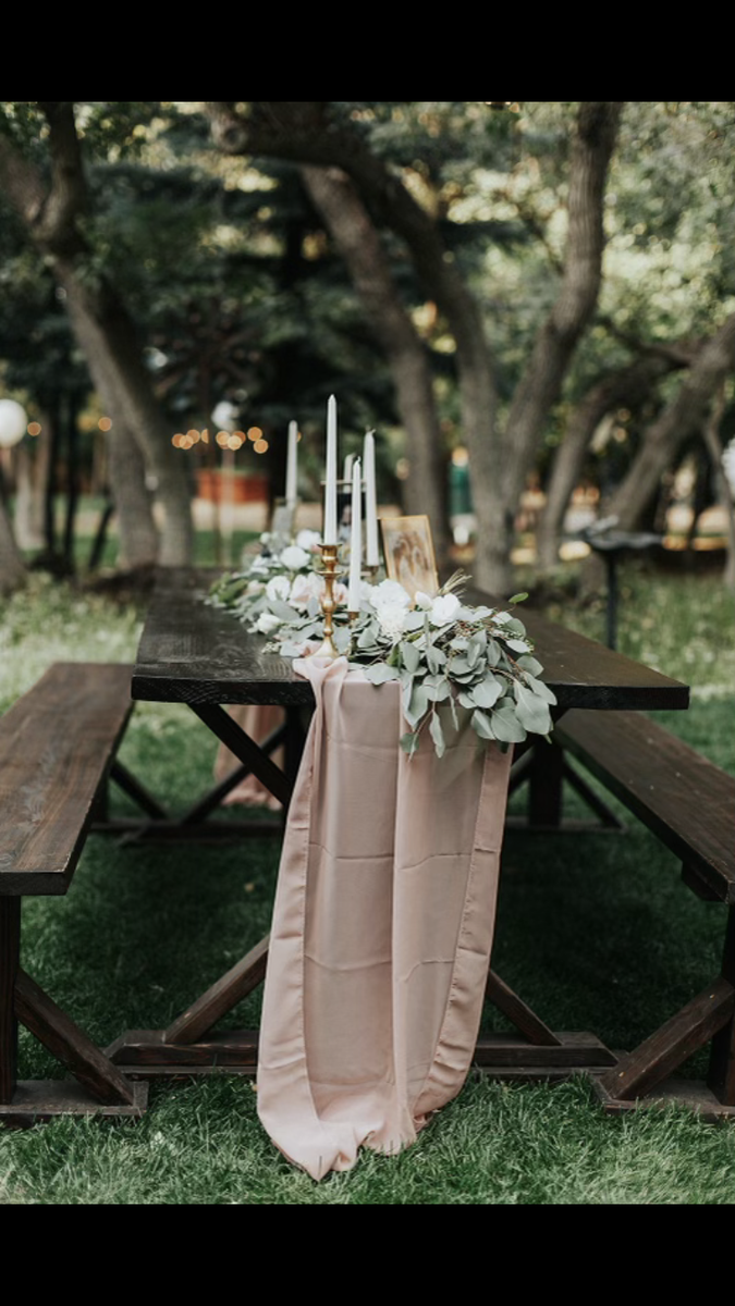 Farmhouse Tables & Benches For Rent