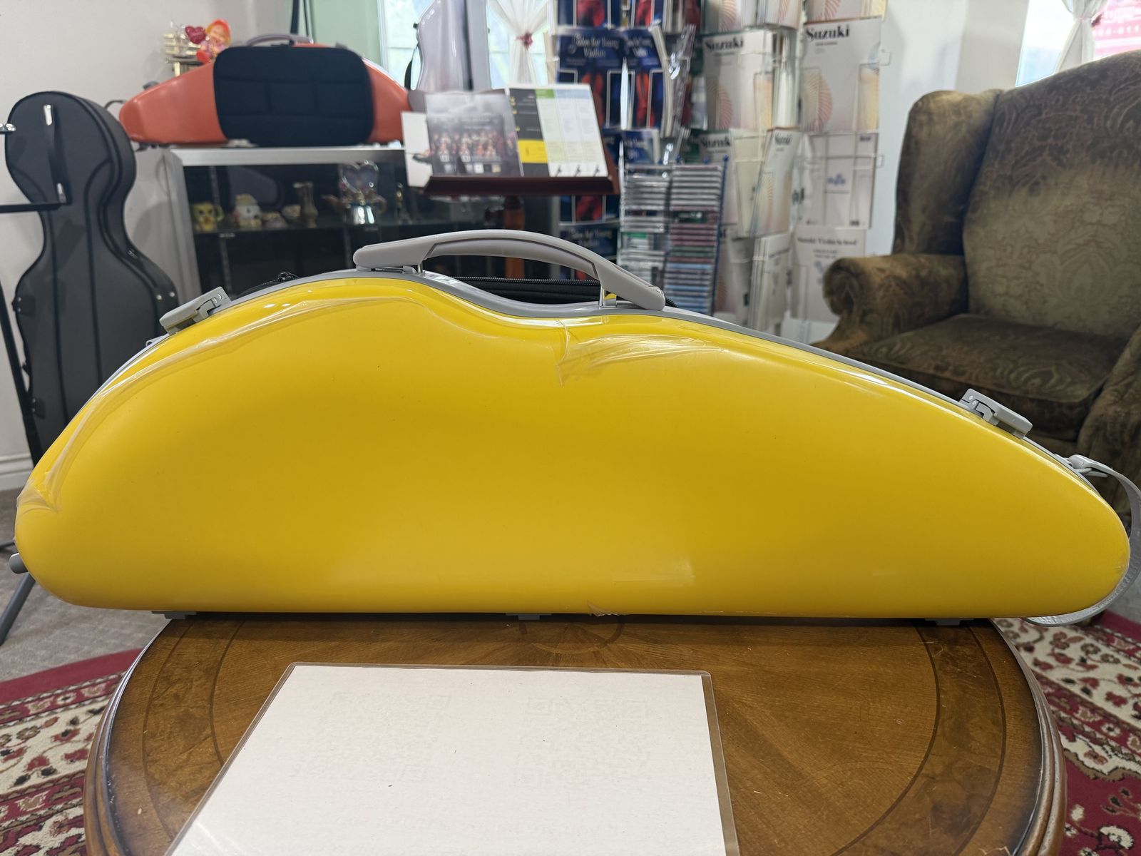 lightweight violin case yellow