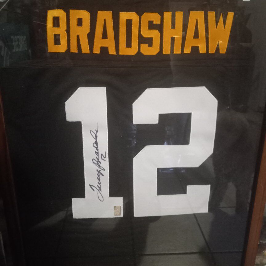 terry bradshaw autograph jersey