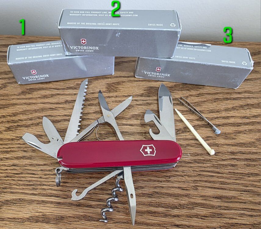 Victorinox Huntsman Pocket Knife (3pcs)