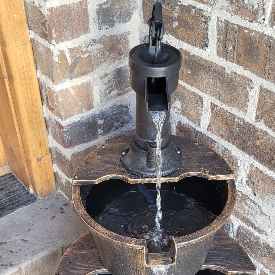 beautiful outdoor fountain