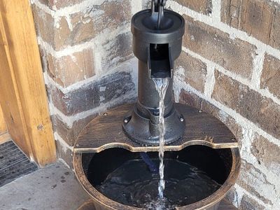 beautiful outdoor fountain