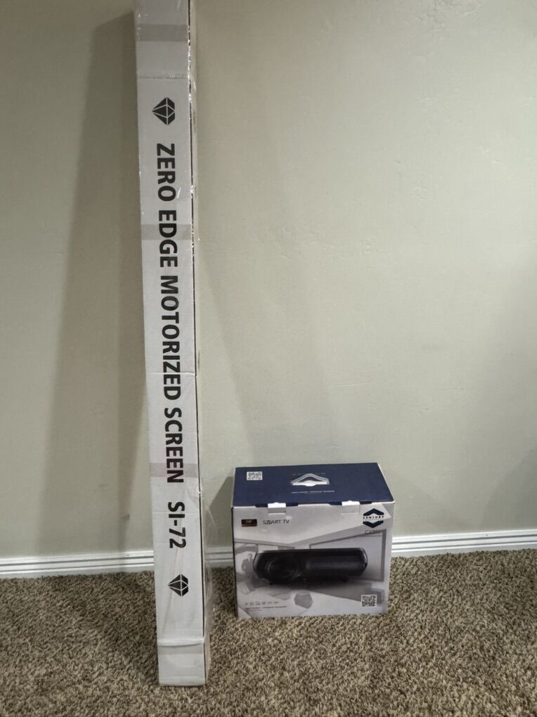 Century CX8K Projector and Screen