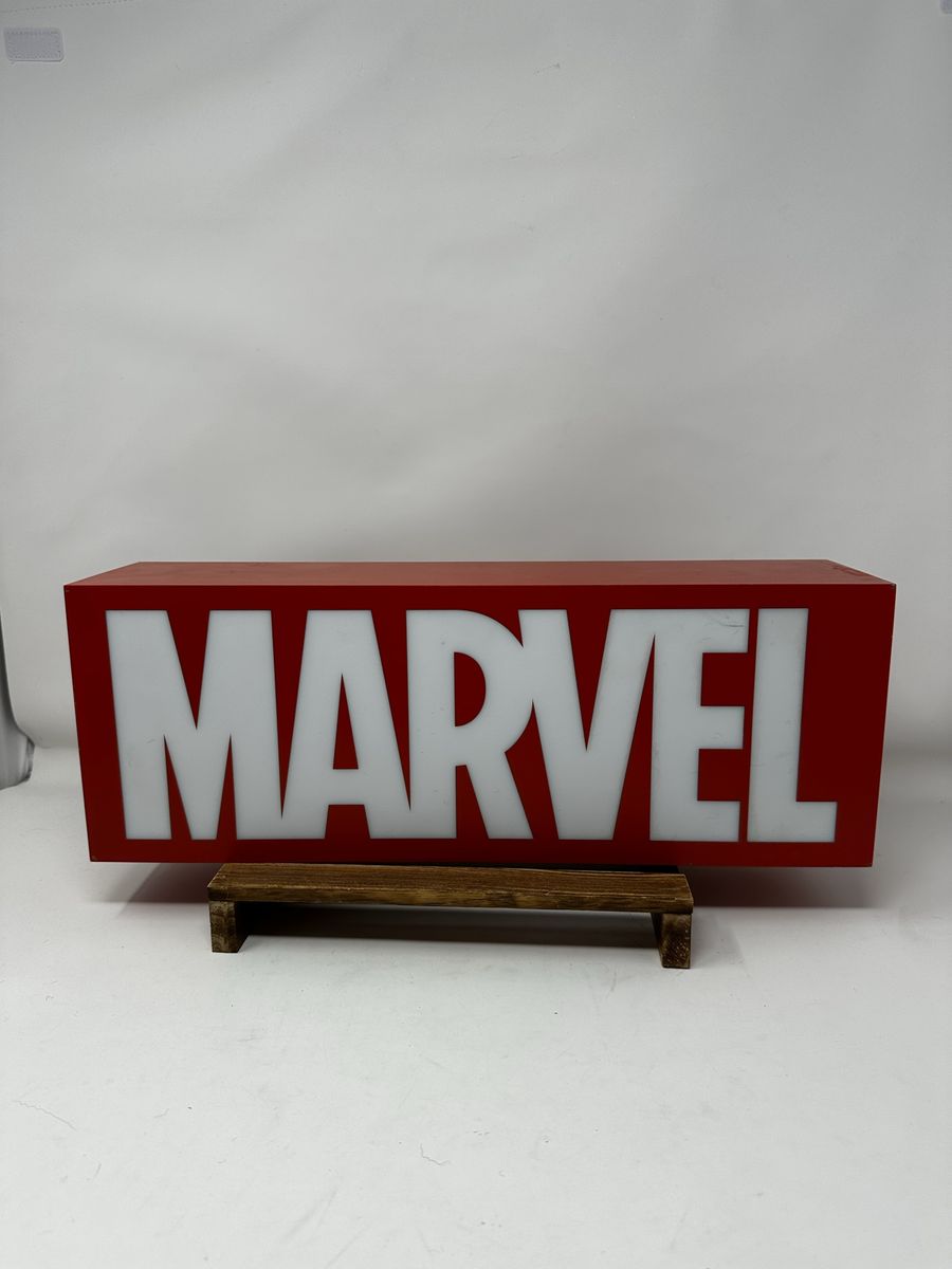 Marvel LED Light-Up Wall Sign / Display