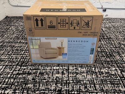 BRAND NEW!! COSTCO HENREDON MARLEY SWIVEL ACCENT CHAIR!!