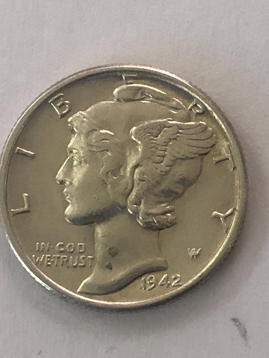 1942 Silver Dime