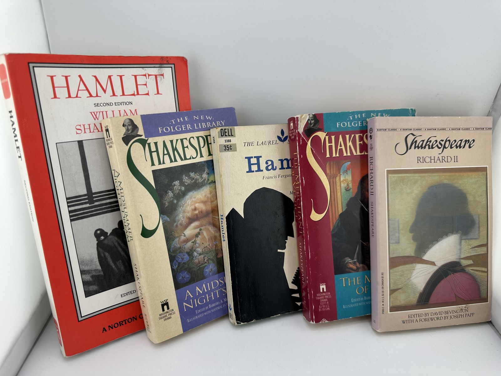Shakespeare Lot 6 Hamlet Merchant Venice Richard II Midsummer PB