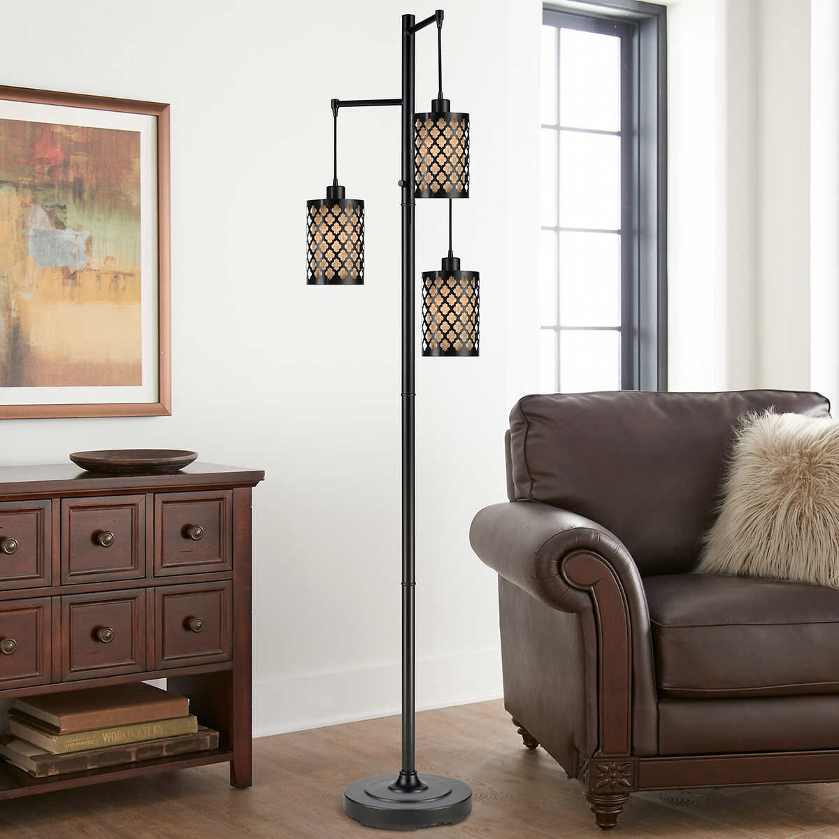 Bridgeport Artemis JF5621-B 3-Light Floor Lamp 1348923  #78894