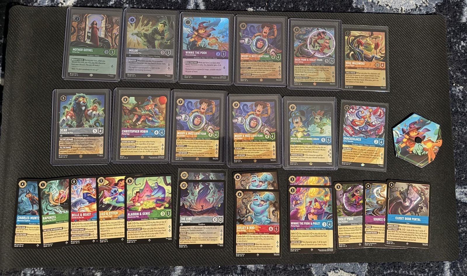 Lorcana attack of the vine card lot