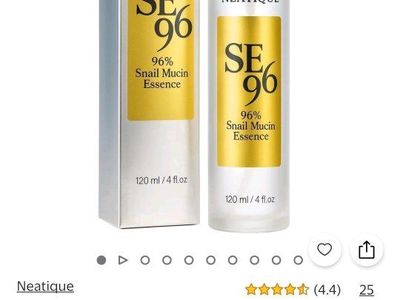 2 New Bottles Neatique SE96 Advanced Snail 96% Mucin Power Essence 120ml / 4 fl.oz