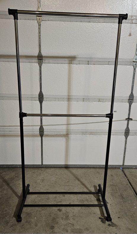 clothes clothing rack with wheels