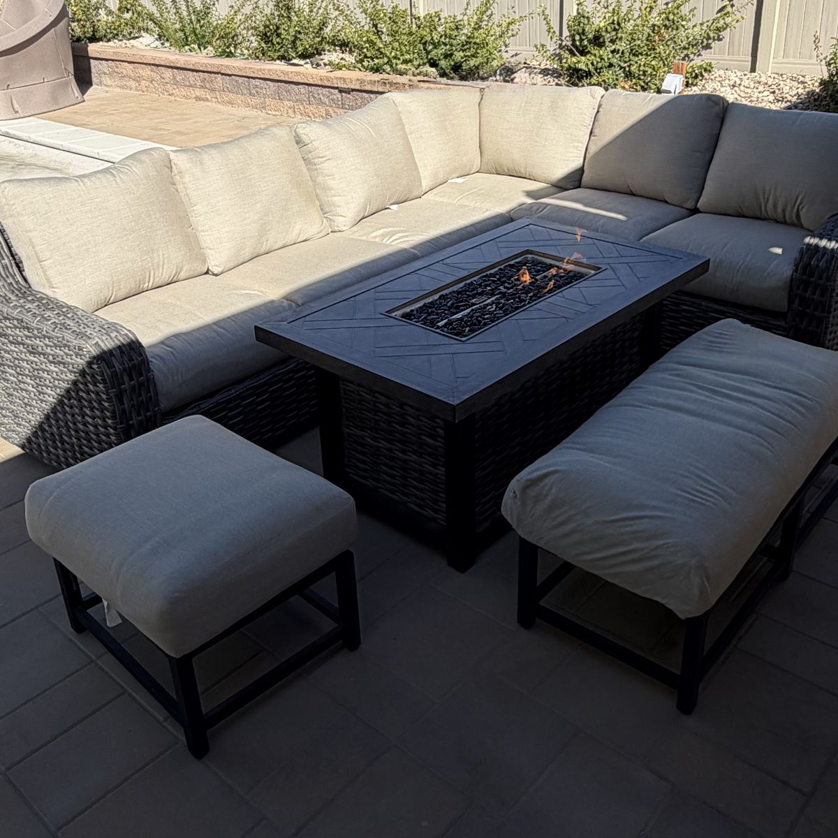 7 Piece Sunbrella Corner Patio Set