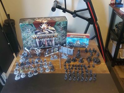 Warhammer Age of Sigmar - Skaventide Box + Unopened Knight Judicator