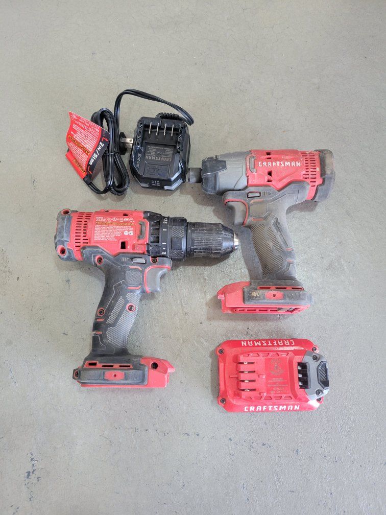 craftsman v20 drill set