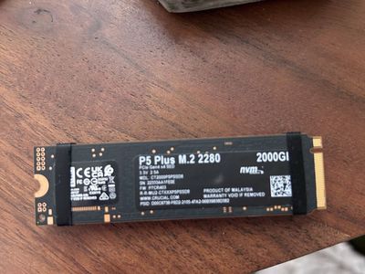 Crucial P5 Plus M.2 SSD 2tb