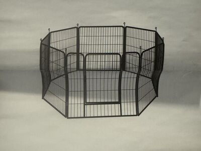 Yaheetech Metal Dog Playpen, 8-Panel, 32-in