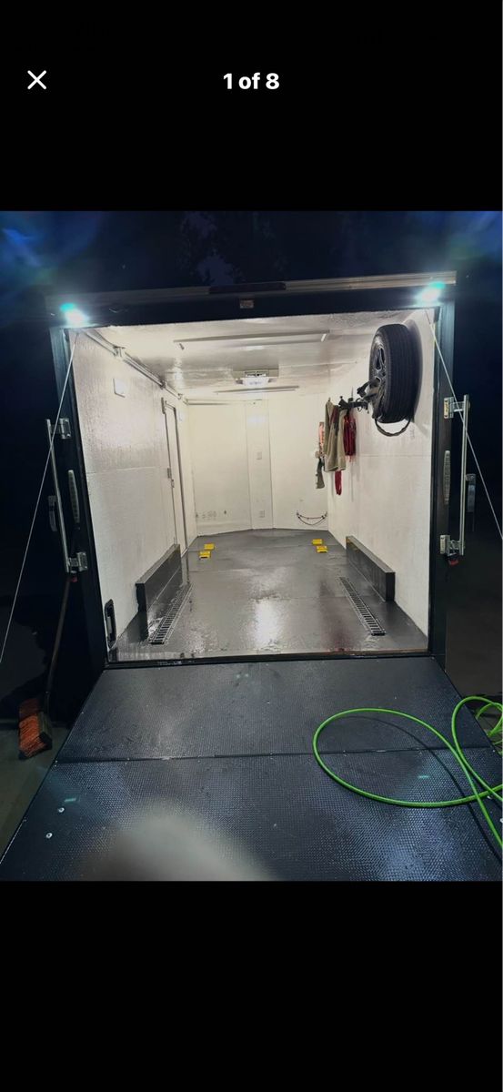 Enclosed Trailer 16’X7’ made into Toy-hauler