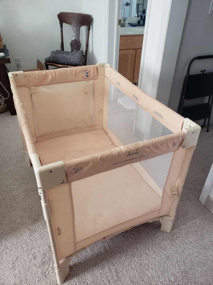 Pottery Barn Kids Multi Use Arm's Reach Co-Sleeper, Play Pen, and Changing Table
