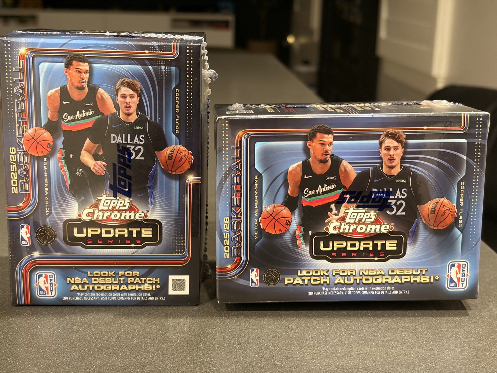 Topps Chrome Update 2025-2026 NBA Blaster Box New Sealed