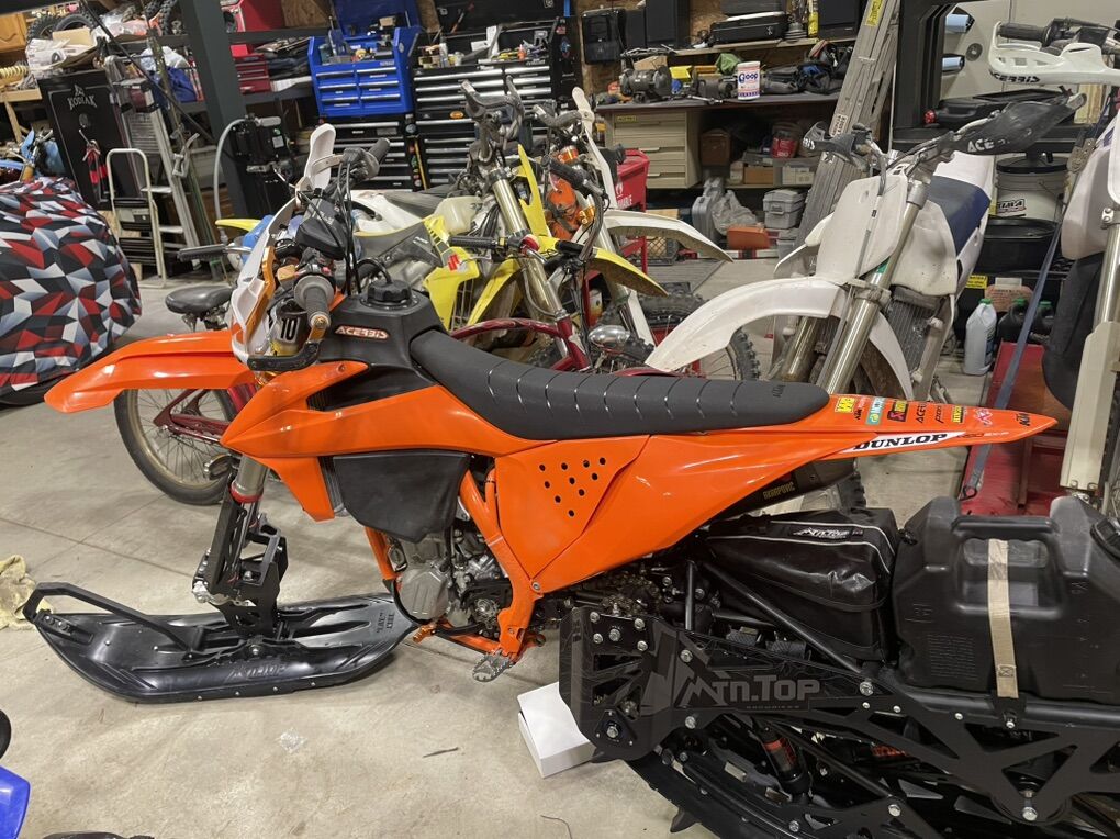 2024 MTN.TOP KTM Snowbike 126 3.25 track