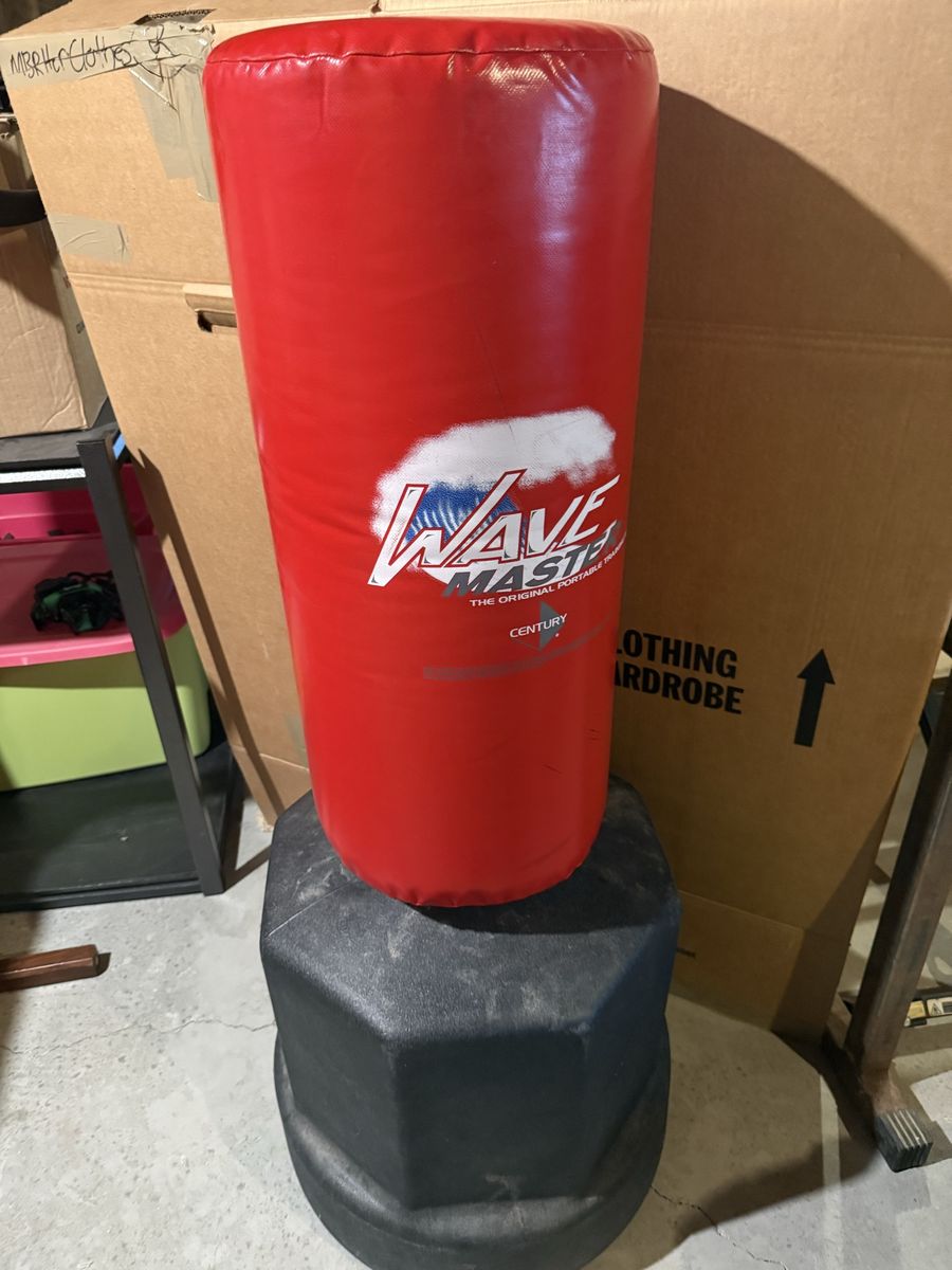 Century Wavemaster Freestanding Punching Bag - Red, Portable Training Bag