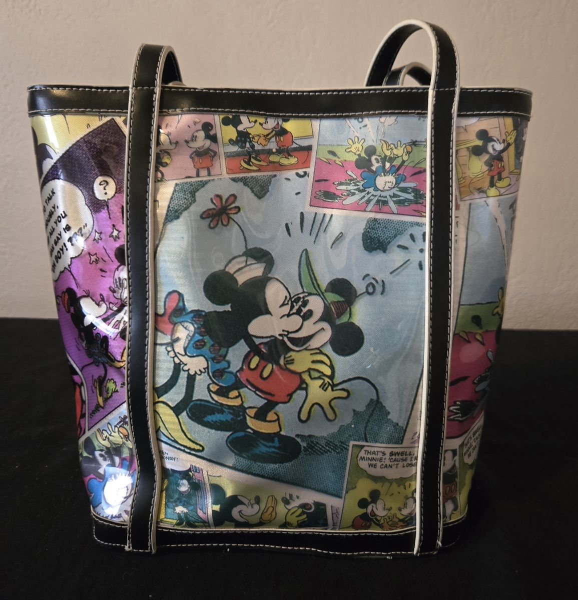 Mickey & Minnie Mouse Comic Tote Bag