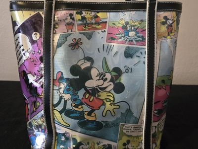 Mickey & Minnie Mouse Comic Tote Bag