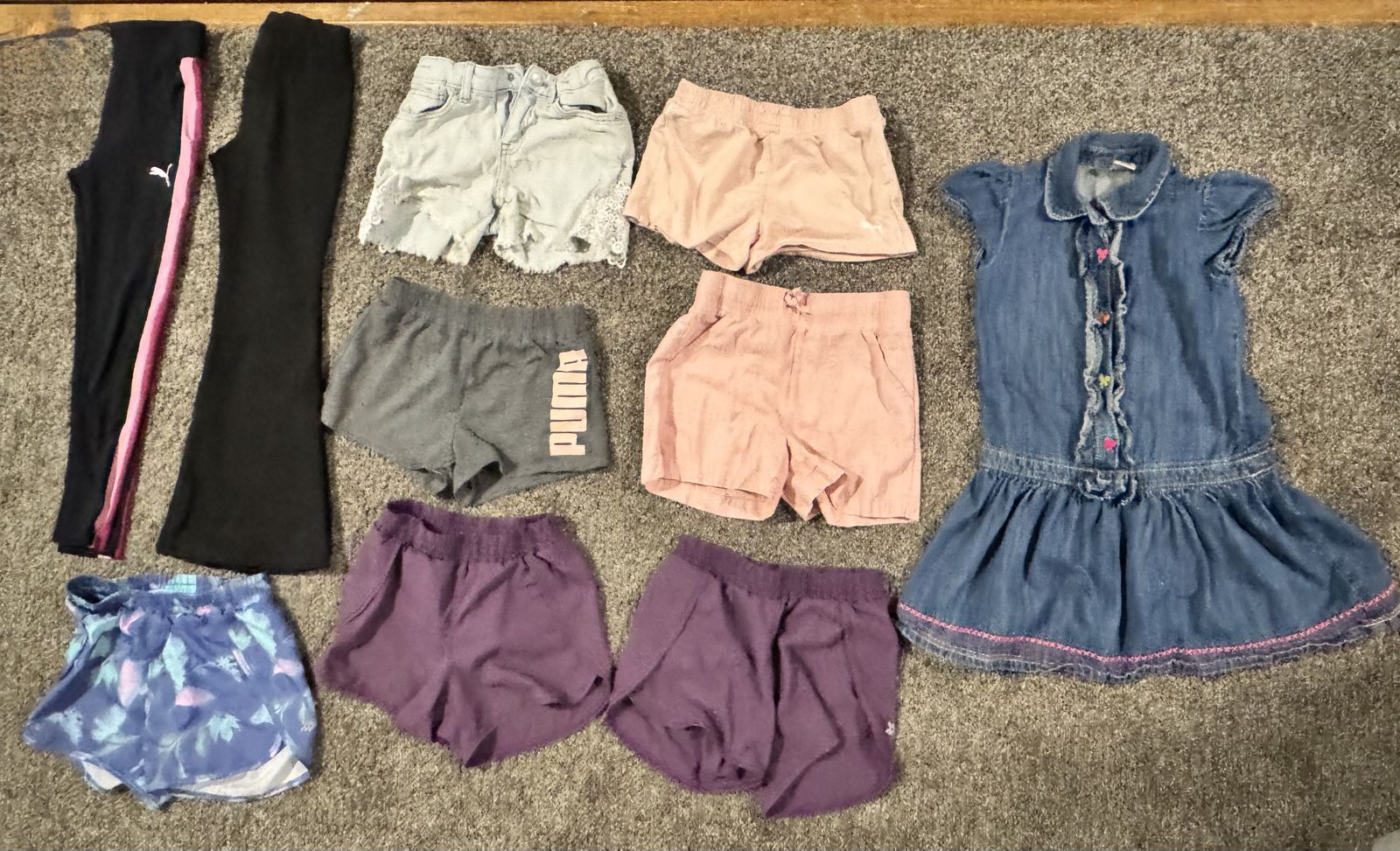 Clothes, shorts, dress, size 7/8 girls youth puma