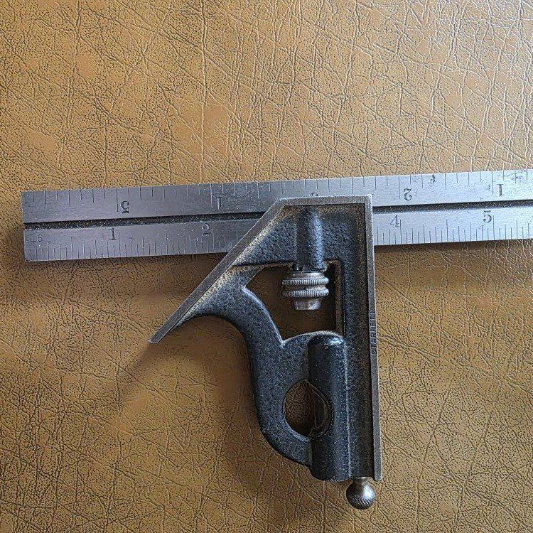 Starrett Combination Square Vintage Machinist Tool