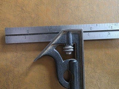 Starrett Combination Square Vintage Machinist Tool