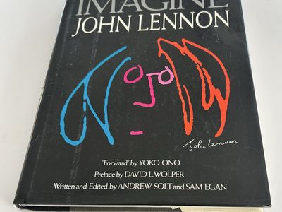 Imagine John Lennon Hardcover Book 1988 Yoko Ono