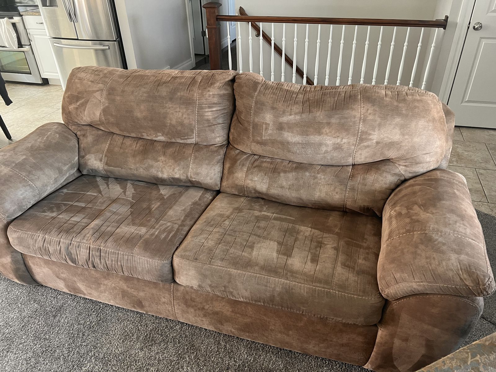 Microsuede Couch