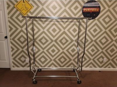 Heavy Duty Double Clothing Rack