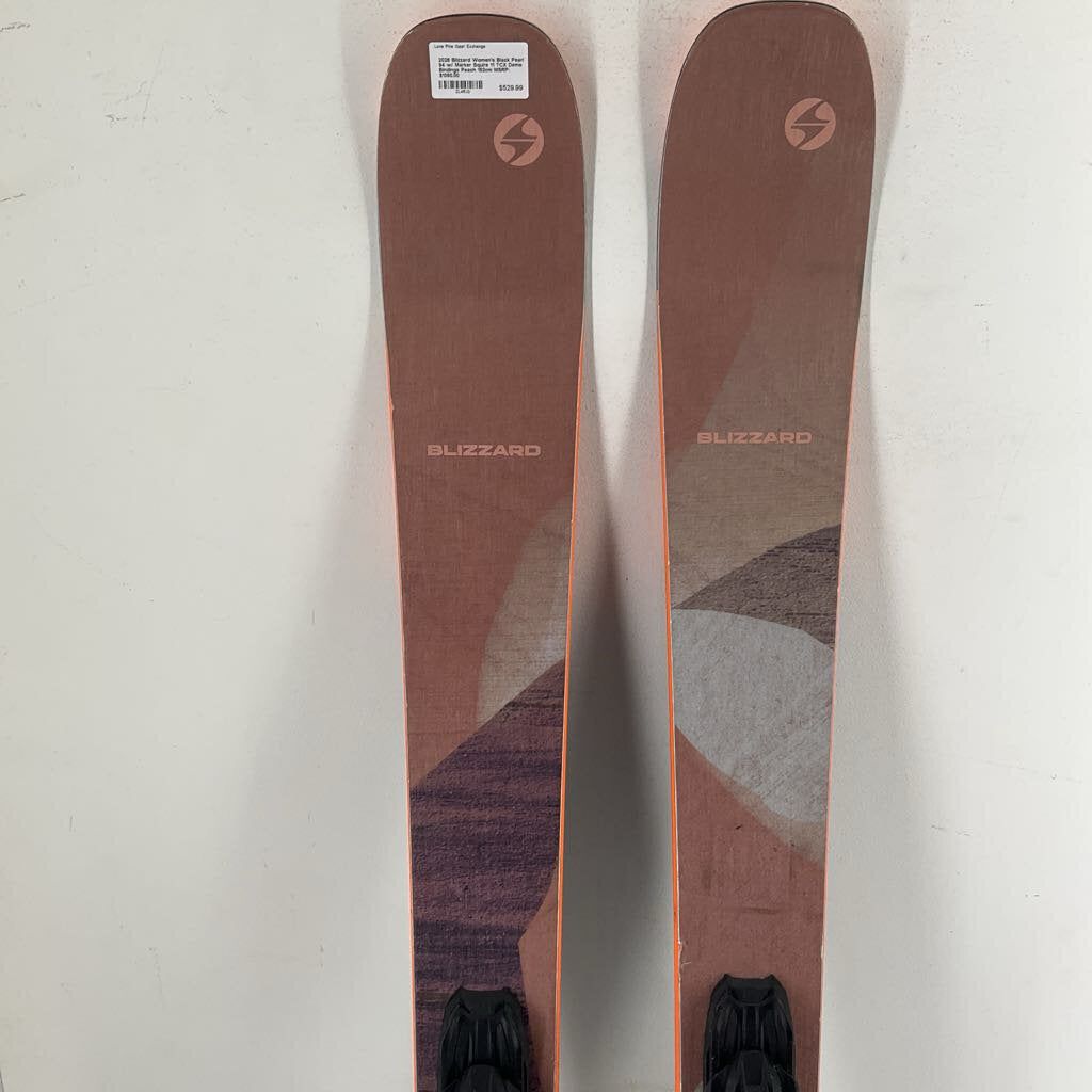 2026 Blizzard Women's Black Pearl 94 w/ Marker Squire 11 TCX Demo Bindings