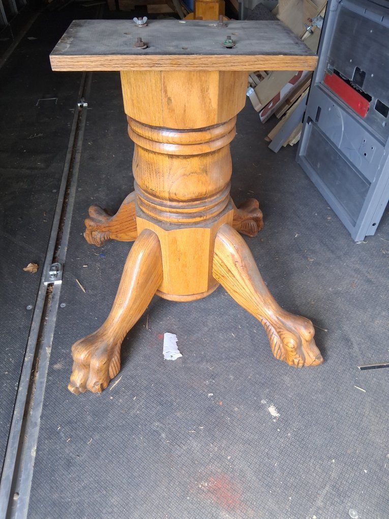 claw foot table base