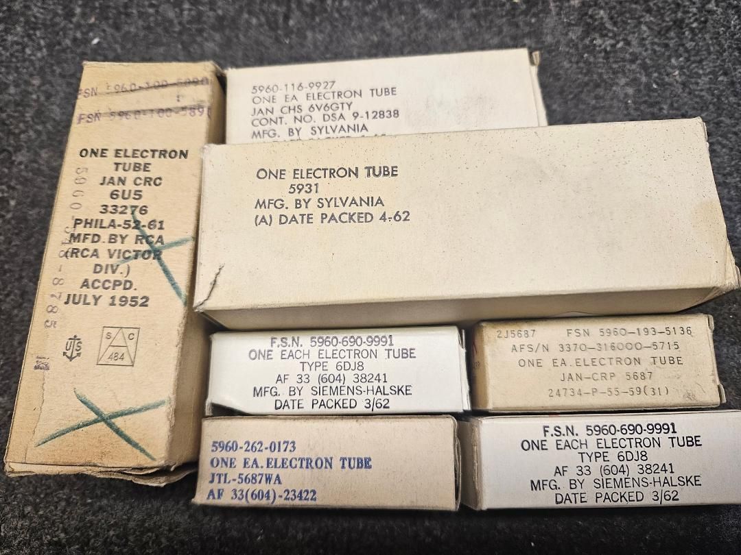 Nice selection of Vacuum Tubes
