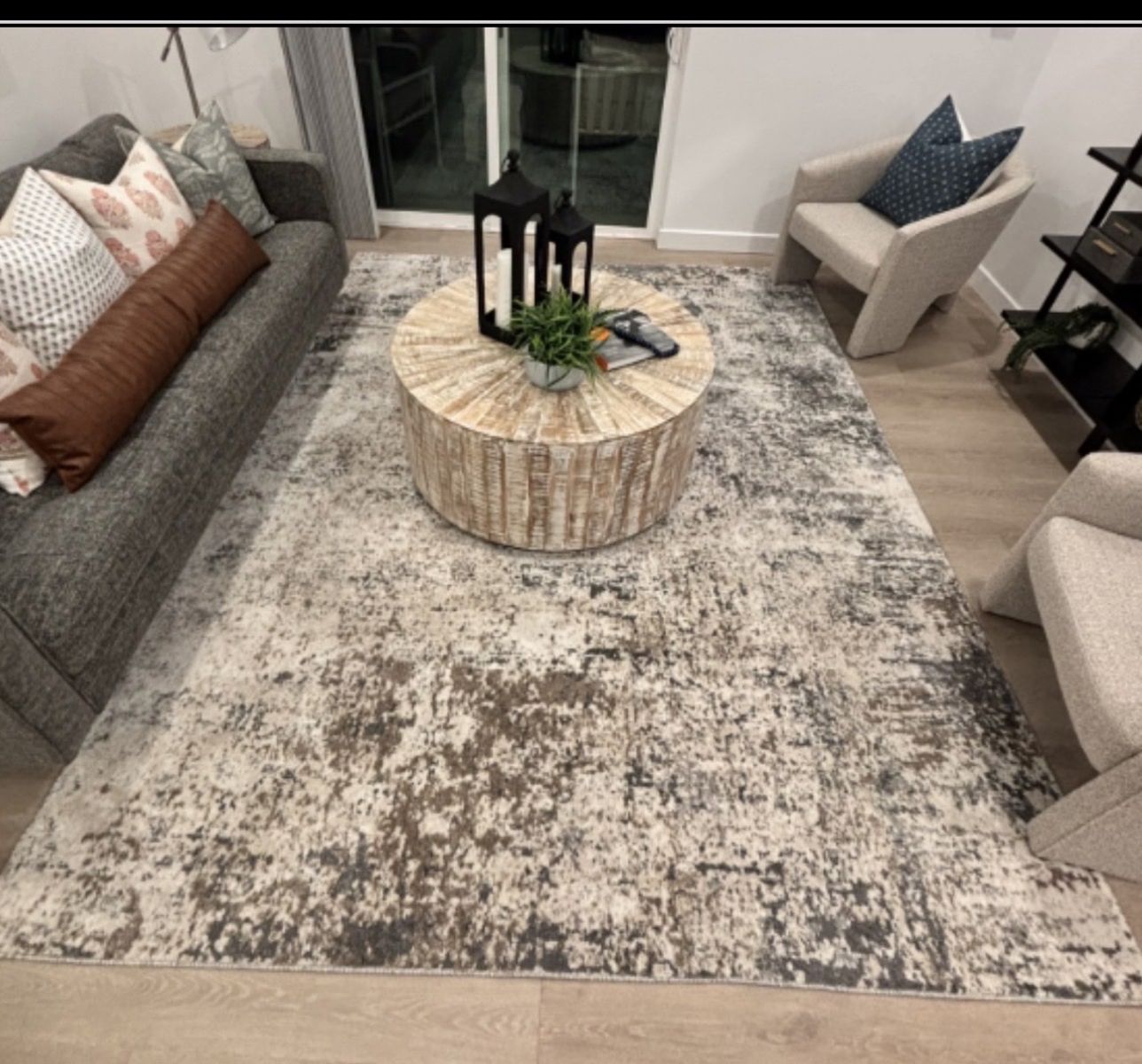 8x10 Area rug and 2 5x7 rugs
