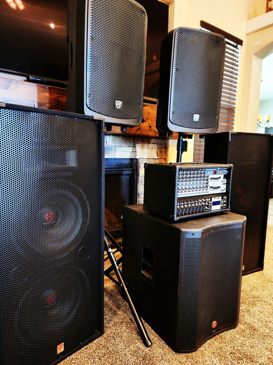 Complete Rockville System With a Harbinger Subwoofer (Like New)