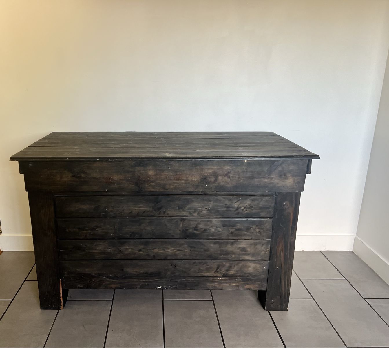 Solid Wood Farmhouse Kitchen Island