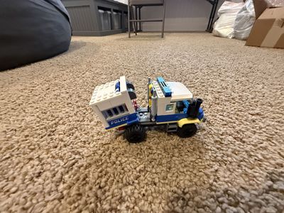 Lego police truck