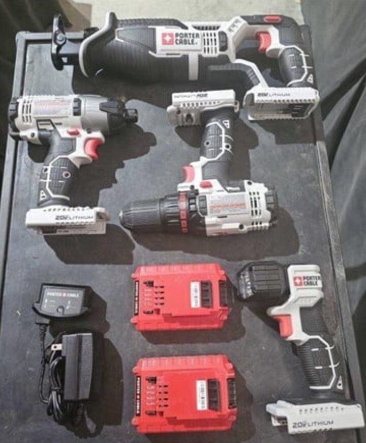 PORTER CABLE 20V MAX 4 TOOL COMBO KIT