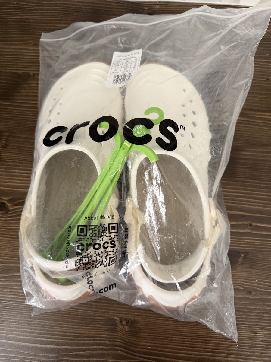 New Mens Echo Gum RO Clog Crocs