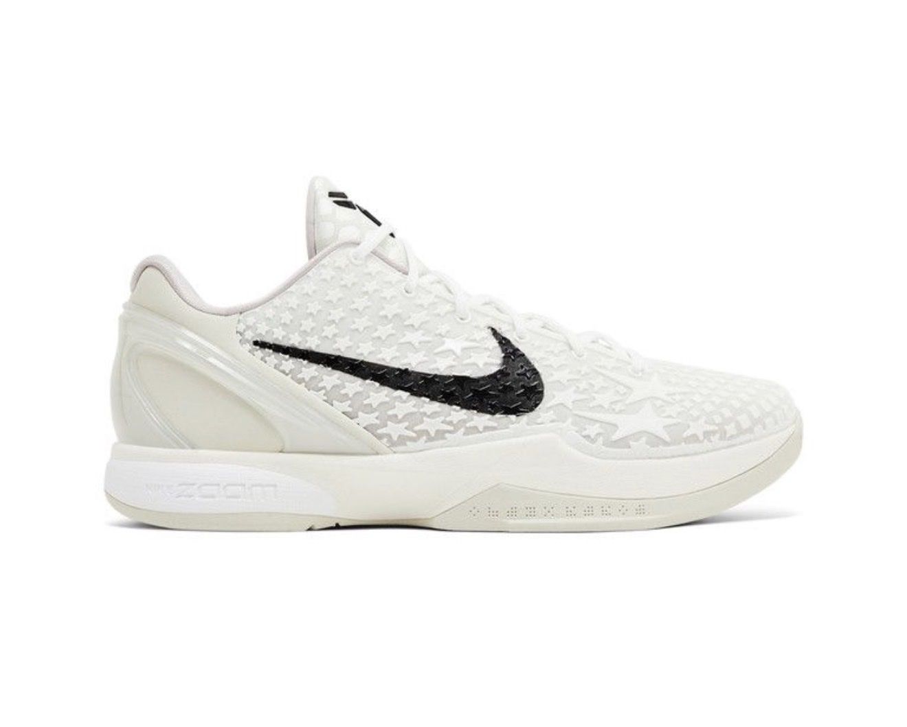 Nike Kobe 6 Protro All-Star Basketball Shoes Size 10.5 Men's White/Black