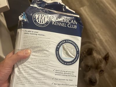 American Kennel Club AKC 6-Layer Antibacterial & Odor Eliminating Potty Training Pads for Dogs