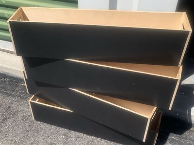 Vintage 1999 Ikea Trissa Solid Wood Storage Bins